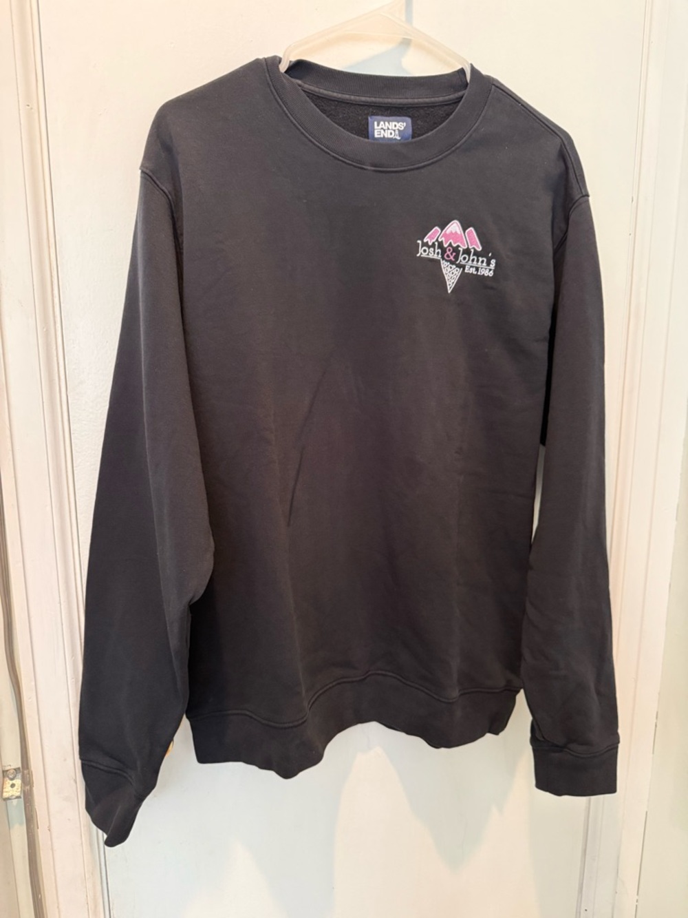 Lands' End with Josh&John’s Logo Crewneck Sweatshirt